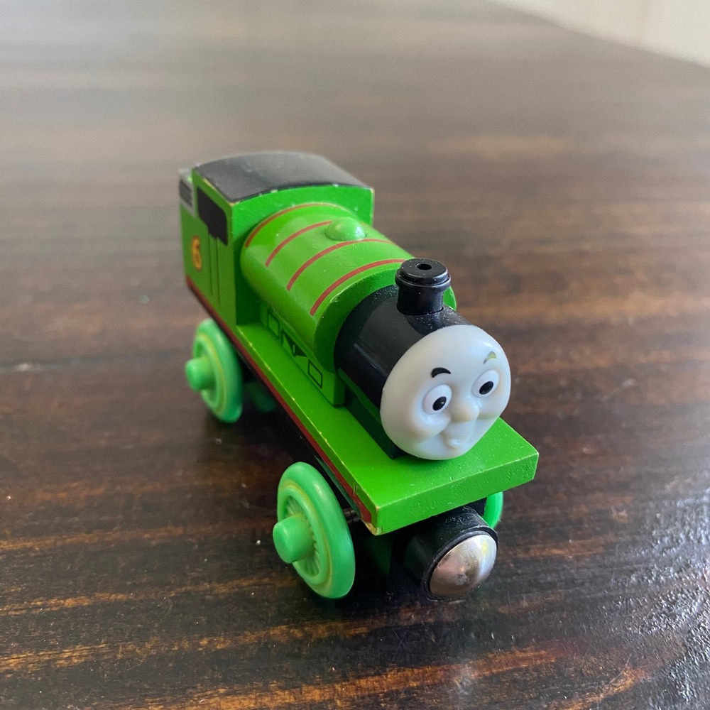 Thomas & Friends Wooden Railway Percy No 6 Green Train Learning Curve 2010